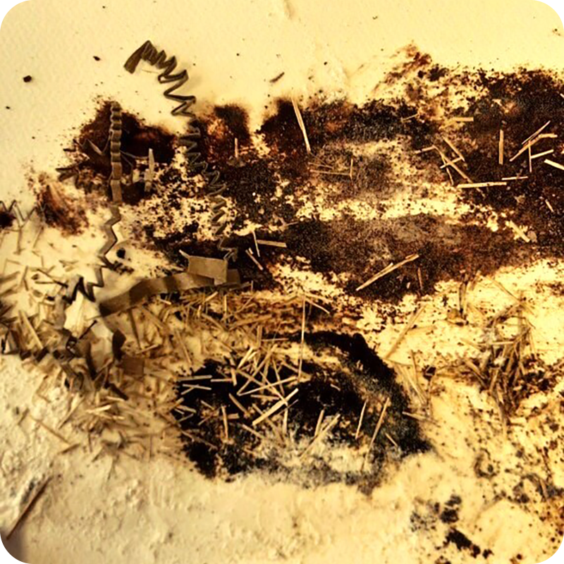 Présentation de la démarche de Corinne Choffel art-thérapeute vosgienne - exemple de travail artistique d'une séance